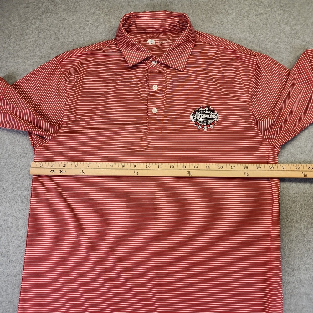 Onward Reserve Men M UGA Georgia Bulldogs National Champions 2021 Polo Shirt - Picture 8 of 9